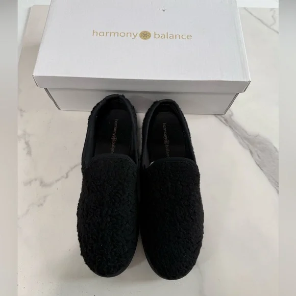 Harmony Balance Black Women's Slippers - Picture 4 of 6